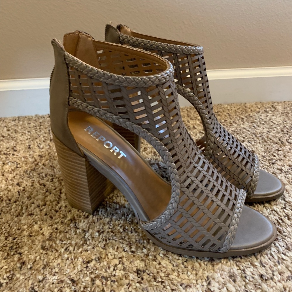 Report Block Heel Sandal